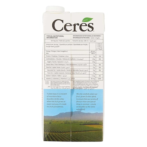 Ceres Juice Orange 100% 1L