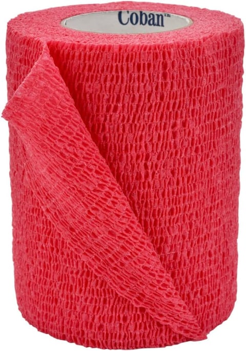 3M Nexcare CR3R Athletic Wrap, Red, 3x5 Yds