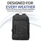 Promate Laptop Backpack, Multi-Storage Water-Resistant 17.3 Inch Laptop Bag with Anti-Theft Pockets, Padded Adjustable Strap, Insulated Side Pocket and USB Charging Port, TrekPack-BP Black