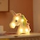 Unicorn Head Night Light with Warm LED Lights 21.5x13cm
