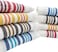 1CHASE&reg; HoneyComb Stripe Kitchen Towel, Reuseable super soft and Absorbent 100% Cotton Pack Of 8 (38 x 64)