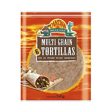 Cantina Tortilla Multigrain 240GR 6 Pieces