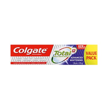 Colgate Total 12 Advanced Whitening Fluoride Toothpaste 150ML