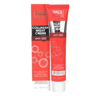Face Facts Collagen Night Cream Q10 50ml