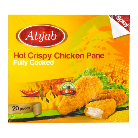Atyab Crispy Chicken Pane - Spicy - 1 Kg
