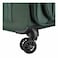 Delsey Pin Up 4 Wheel Luggage Soft Trolley Green 55cm