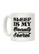 muGGyz Printed Ceramic Coffee Mug White