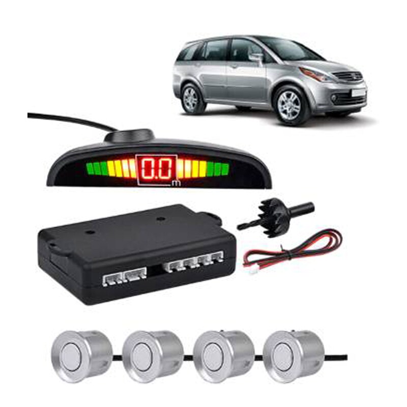 Buy Generic Silver Car Parking Sensor Reverse Radar System Online ...