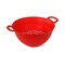 Mintra Small Plastic Strainer Colanders - Red