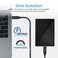 Promate 100W USB- C Power Delivery Cable, Powerful Type-C Thunderbolt 3 Charging Cable with Ultra HD 5K Display Support, 40Gbps Data Speed and Over-Current Protection - ThunderLink-C40