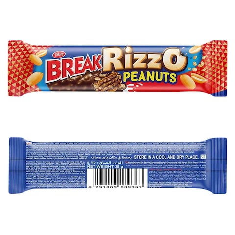 Tiffany Break Rizzo Peanuts Wafer Fingers - 35 gram