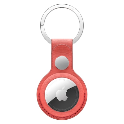 Apple AirTag FineWoven Key Ring Coral