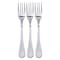 Abou Hamda 4000 Stainless Steel Dessert Fork Set - 3 pieces