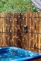 Egardenkart&reg; Premium Half Split Bamboo Panel Fence - Natural and Sustainable Outdoor Privacy Screen (H240xL100, Natural)