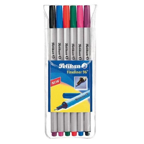 Pelikan Fineliner 96 Colour Pens 6 Pieces