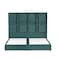 In House Berlin Velvet Bed Frame - Queen - 200x160 cm - Turquoise
