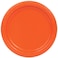 Party Time 12-Pieces 9" Orange Paper Plate Disposable Tableware for Wedding Birthday Anniversary Themed Party Occasion Party Supplies