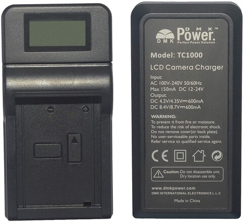 DMK Power LP-E5 LCD Battery Charger TC1000 for Canon EOS 450D 500D 1000D EOS 450D DSLR SLR Digital Camera etc