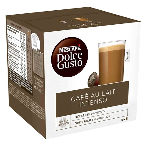Buy Nescafe Dolce Gusto Cafe Au Lait Intenso Coffee Pods 160g