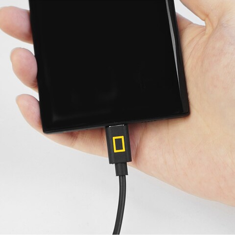 National Geographic Type C Cable 1.2M USB C Cable Fast Charging Compatible Basic USB Cable -Black