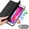 TRON Case Compatible with iPad 9.7&rdquo; 2018/2017(6th/5th Gen)/iPad Air 2/iPad Air with Pencil Holder, Shockproof Soft TPU Back Shell Cover with Auto Wake/Sleep (Black)