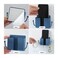 Wall Mount Phone Holder Stand Multi Purpose Phone Charging Dock With Adhesive Sticker Blue