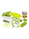 Generic 11-In-1 Vegetable And Fruit Slicer Green/White