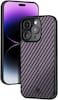 Monocarbon Real Carbon Fiber Case For iPhone 14 Pro Cover [Magsafe Compatible] Military Grade - Matte Purple