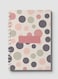 Lowha Spiral Notebook With 60 Sheets And Hard Paper Covers With Graphic Circles Design, For Jotting Notes And Reminders, For Work, University, School