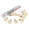 Generic-12pcs Badmintons Duck/Goose Feather Cock/Foam Head Shuttle Cocks Shuttlecocks Set Badminton Ball Game with Storage Tube