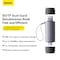 Baseus SD Card Reader USB 3.0/USB C OTG Dual Slot Memory Card Adapter for UHS-IMicro SD,SD, SDXC,SDHC,Micro SDXC,Micro SDHC,MMC Compatible for MacBook,Dell XPS,SamsungHuawei,Sony,Google,OnePlusLG Grey