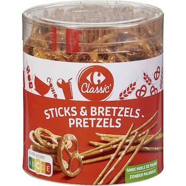Carrefour Salted Sticks &amp; Pretzels 300g