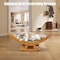 Cloud Corrugated Paper Reclining Cat Scratching Post Wear-Resistant and Scratch-Resistant Cat Sofa, Reclinable Cat Nest