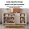 AWD Sideboard Buffet Cabinet Wooden Modern Storage Cabinet for Kitchen Dining room Living room - Off White