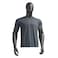 King's Collection Round Neck T-Shirts Medium Charcoal Grey