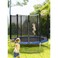 Trampoline 6 Feet Heavy-Duty Indoor Bounce Trampolines With Safety Net For Safe And Secure Fun Time
