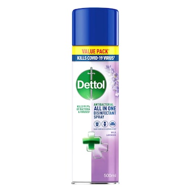 Dettol Wild Lavender Antibacterial All in One Disinfectant Spray 500ml