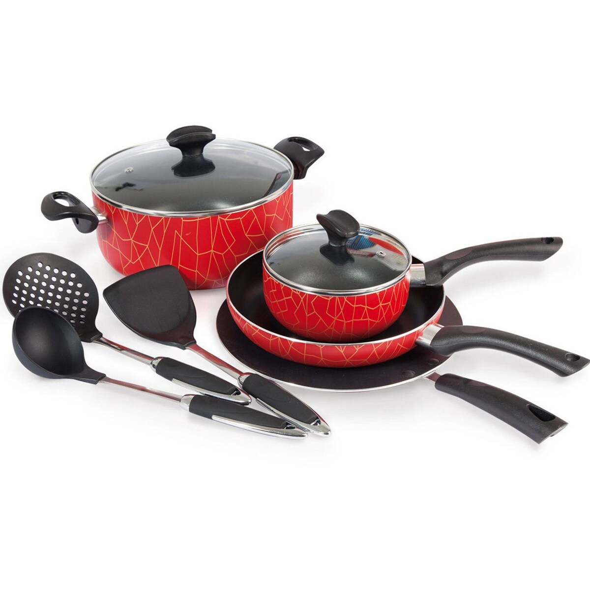 Buy Chefline Cookware 9Pc Online | Carrefour UAE
