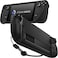 Spigen Rugged Armor designed for Steam Deck case cover with Wrist Strap Shock-Absorption Anti-Scratch TPU Cover Protector Steam Deck Accessories - Matte Black