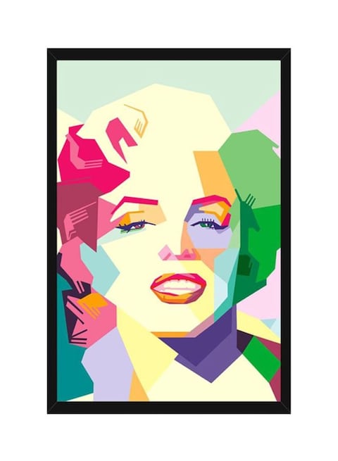 Spoil Your Wall Marilyn Monroe Pop Art Wall Poster With Frame Multicolour 40x60cm