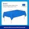 Markq Plastic Tablecloth for Rectangle Table 54" x 72" Disposable Table Cover for Bridal Shower Wedding Birthday Party Decorations (Deep Blue)