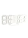 Generic 3D LED Digital Clock White 22 X 10Centimeter