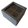 Wooden Tea Box Square Gray