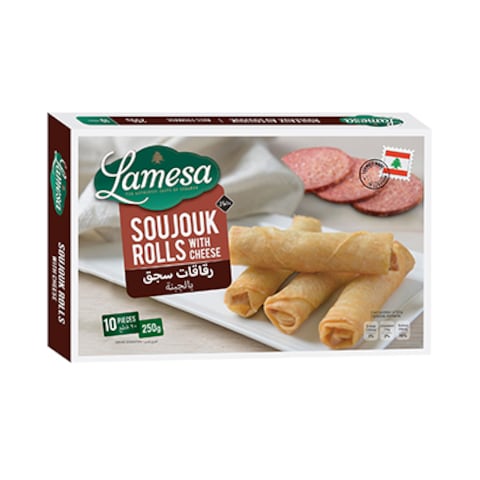 Lamesa Soujouk Rolls &amp; Cheese 250GR