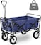 COOLBABY-Garden Cart Folding Wagon Foldable Heavy Duty Outdoor Trolley Utility Transport Cart