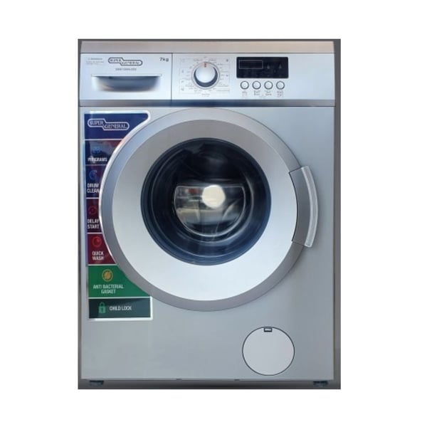 Super General 7 Kg Front Load Washing Machine , SGW7200NLEDS