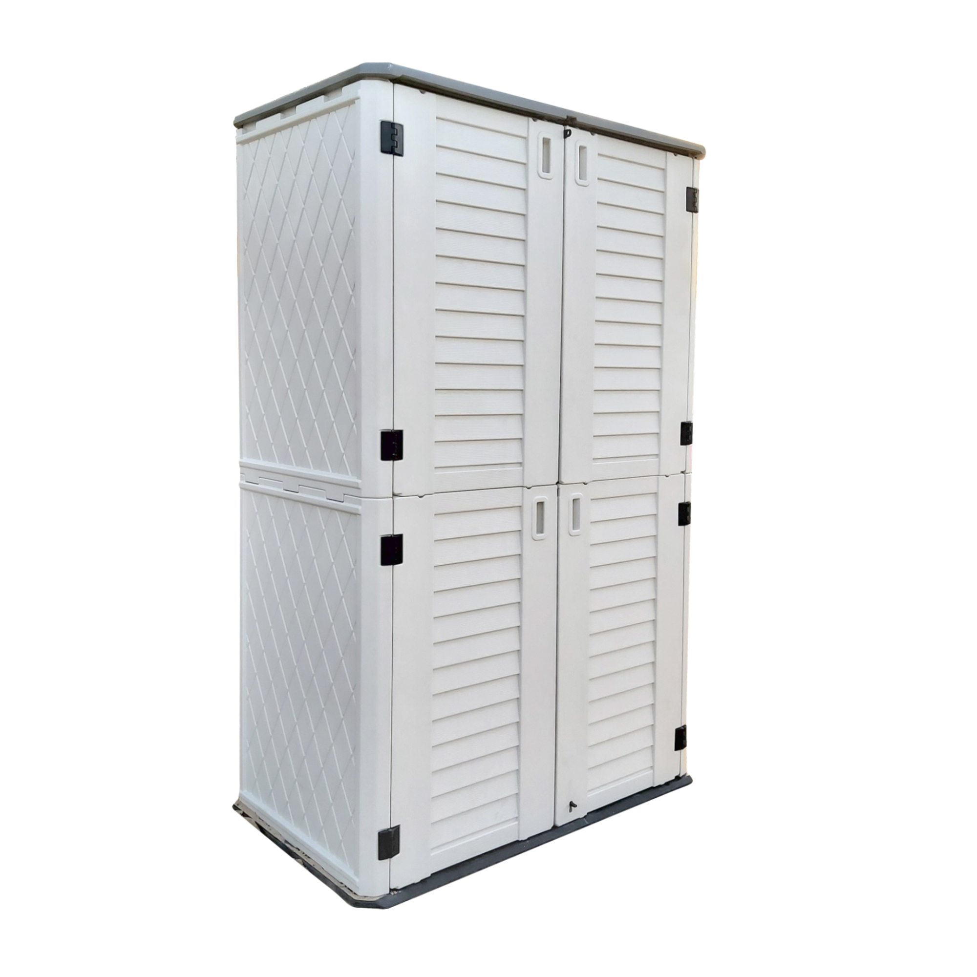 Outdoor Storage Cabinet with Shelf, Heavy Duty, Extra Large Size, 1483 Litres, 5-Year Limited Warranty, Vertical Shed, CamelTough, HTC-CT635