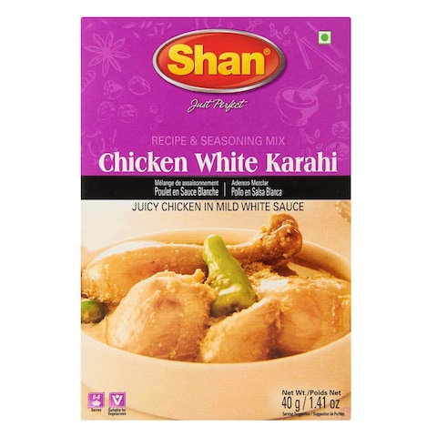 Shan Chicken White Karahi Curry Mix 40g