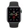 Apple Watch Series 5 GPS 44mm Space Grey Aluminium Case with Black Sport Band (MWVF2AE/A)