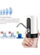 Generic Portable USB Charging Electric Pumping Automatic Water Dispenser White 7x12x7cm